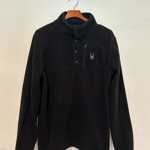 Spyder Black Fleece Jacket